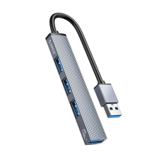 Orico 4x USB 3.0 Hub szürke (AH-A13-GY) (AH-A13-GY) - USB Elosztó hub és switch