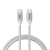 Orico CDX-100CC 100W USB-C apa - USB-C apa 3.2 Adat és töltő kábel 1m - Fehér (CDX-100CC-WH-BP-IP)