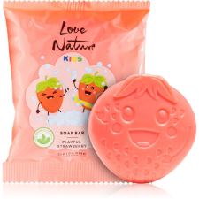 Oriflame Love Nature Kids Playful Strawberry tisztító kemény szappan a gyermek bőrre 75 g szappan