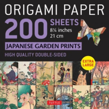 Origami Paper 200 sheets Japanese Garden Prints 8 1/4" 21cm naptár, kalendárium