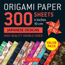 Origami Paper 300 sheets Japanese Designs 4" (10 cm) naptár, kalendárium