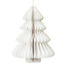  Origami papír fenyő fehér M20cm dekorációs kellék