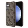  Original Case GUESS - hardcase 4G Metal Gold Logo GUOHCSA35G4GFBR for Samsung Galaxy A35 barna tok
