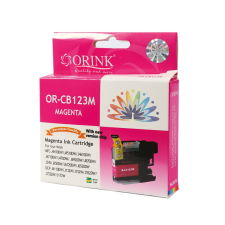 ORINK Brother LC123 tintapatron magenta ORINK nyomtatópatron & toner
