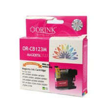 ORINK Brother LC123 tintapatron magenta ORINK (BROLC123MA) nyomtatópatron & toner