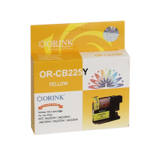 ORINK Brother LC225XL tintapatron yellow ORINK nyomtatópatron & toner