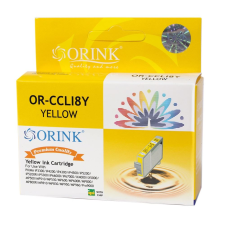 ORINK CLI8 utángyártott Canon tintapatron sárga (CAOCLI8YE) (CAOCLI8YE) nyomtatópatron & toner