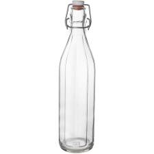 Orion Bugel Üvegpalack, csatos kupak, üveg/fém, 1 l konyhai eszköz