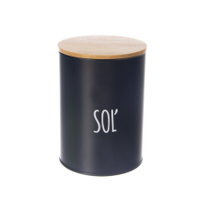 Orion Fém sótartó BLACK papírárú, csomagoló és tárolóeszköz