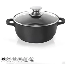 Orion Grande fazék üveg fedővel, 20 cm átmérő edény