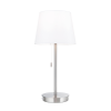 Orion Ludwig szatén króm-fehér asztali lámpa (ORI-LA 4-1205_S_CHR) E27 1 izzós IP20