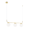 Orion Madis sárgaréz-fehér függesztett lámpa (ORI-HL 6-1692/3) E14 3 izzós IP20