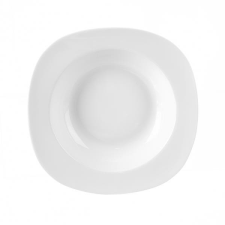 Orion Porcelán mélytányér szögletes LUNA (128229) tányér és evőeszköz