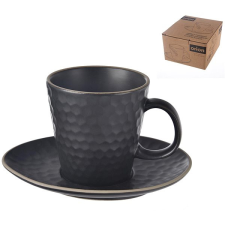 Orion TEA TIME Hrnek kamenina + podšálek cappuccino 0,25 l bögrék, csészék