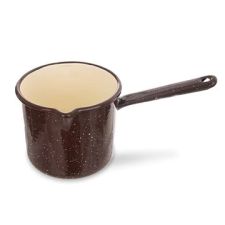 Orion Zománcozott bögre BROWN 12 cm fogantyú bögrék, csészék