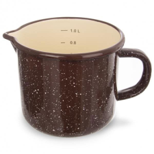 Orion Zománcozott bögre BROWN 12 cm kiöntő (113164) bögrék, csészék