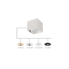 ORLICKI Cardi I Bianco / Ufo Gold 1xGU10 max 8W LED 230V - OR-OR81916