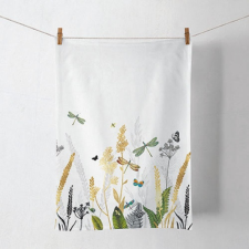 Ornamental Flowers White konyharuha 50x70cm,100% pamut konyhai eszköz