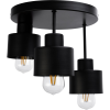 ORNO Lisa Fali és Mennyezeti Lámpatest, 3x60 W, E27, Fekete, Kerek Talp, Többszintes, Fix Lámpafej (AD-LD-6398BE27M)