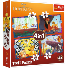 Oroszlánkirály 4 az 1-ben puzzle puzzle, kirakós