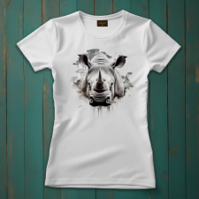  Orrszarvú póló (Női)(Áttetsző) női póló