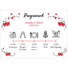 OrsiDekor Esküvői Programterv dekorációs kellék