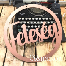 OrsiDekor Feleség fa dekoráció esküvőre dekorációs kellék