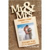 OrsiDekor Fényképes fa hűtőmágnes, Mr&Mrs
