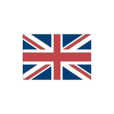  Országzászló, szalaggal, 90 x 60 cm, Nagy-Britannia dekoráció