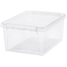 ORTHEX Classic tárolódoboz, fehér csatok, 14 l, 40×30×18 cm (7332462056947) bútor
