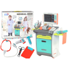  Orvosi Játéktár Kerekes Trollyal és EKG/X-ray Monitorral
