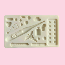  Orvosi szilikon fondant formázó, 14x8 cm sütés és főzés