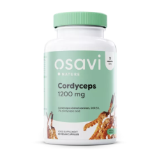 Osavi Cordyceps, 1200 mg, 60 gyógynövény kapszula vitamin és táplálékkiegészítő