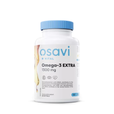 Osavi Omega-3 EXTRA, citrom, 1300 mg, 60 kapszula étrend-kiegészítő vitamin és táplálékkiegészítő