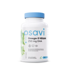 Osavi Omega-3 VEGAN, 250 mg DHA, 120 növényi kapszula étrend-kiegészítő vitamin és táplálékkiegészítő