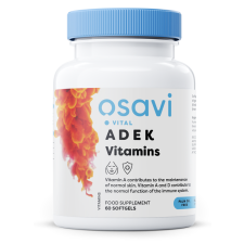 Osavi Vitamins ADEK, 60 db lágyzselé kapszula Étrend-kiegészítő vitamin és táplálékkiegészítő