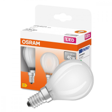 Osram 2db LED izzó E14 P45 4W = 40W 470lm 2700K 300° OSRAM izzó