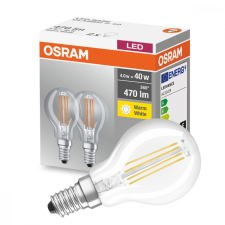Osram 2PAK LED izzó E14 P45 4W = 40W 470lm 2700K melegszálas OSRAM alap izzó