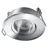 Osram 3 db-os LED mennyezeti lámpa szett, süllyesztett spotlámpa, hermetikus, IP44, fürdőszobai kerek, GU10, 4,5 W, 320 lm, 4000 K, semleges, IP65, króm, süllyesztett, Osram