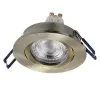 Osram 3 db süllyesztett halogén LED mennyezeti spotlámpa, mozgatható kerek, GU10, 4,5 W, 400 lm, 2700 K, meleg zöld, süllyesztett, Osram