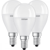 Osram 3db LED izzó Gömb E14 P45 7W = 60W 806lm 3000K 200° OSRAM