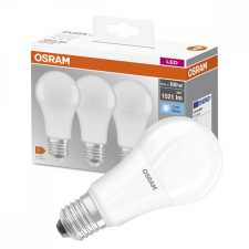 Osram 3PAK LED izzó E27 A60 14W = 100W 1521lm 4000K Semleges 360° OSRAM izzó