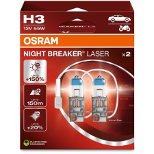 Osram H3 Night Breaker Laser Next Generation +150%, 2 db (64151NL-2HB) autóalkatrész