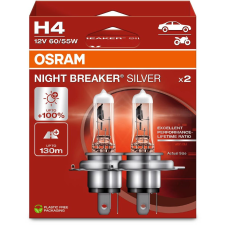 Osram H4 Night Breaker SILVER +100%, 2 db (64193NBS-2HB) autóalkatrész