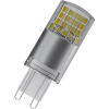 OSRAM HOMELIGHTING 4058075449893 LED EEK E (A - G) G9 Rúd forma 4.2 W = 40 W Melegfehér (Ø x H) 18 mm x 49 mm 2 db (4058075449893)