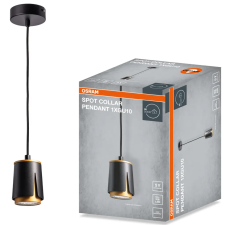 Osram Lampa Wisząca Sufitowa Zwis Reflektor GU10 Czarna COLLAR Osram világítás