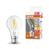 Osram LED izzó A60 B22d 7W = 60W 806lm 2700K Meleg 300° Szabályozható Retrofit Filament CLASSIC Osram