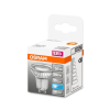 OSRAM Star 230V LED PAR16 spot, üveg ház, 4,3W 350lm 4000K GU10, átlagos élettartam: 15000 óra, fényszín: hideg fehér LED ST PAR16 50 120° 4.3W 4000K GU10 ( 4058075303287 )