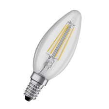 Osram Star LED fényforrás filament gyertya E14 4W hideg fehér (4058075437142) (o4058075437142) izzó