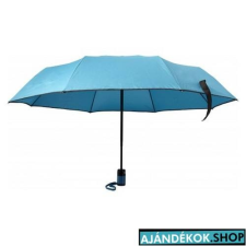  Összecsukható automata esernyő, világoskék esernyő